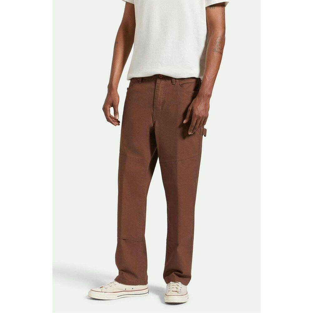 ✨BRIXTON BUILDERS CARPENTER STRETCH PINECONE BROWN SZ 28 PANTS✨